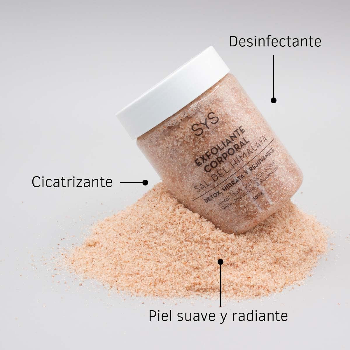 Exfoliante Corporal Sal Rosa Del Himalaya - Natural Y Vegano - Labnatur