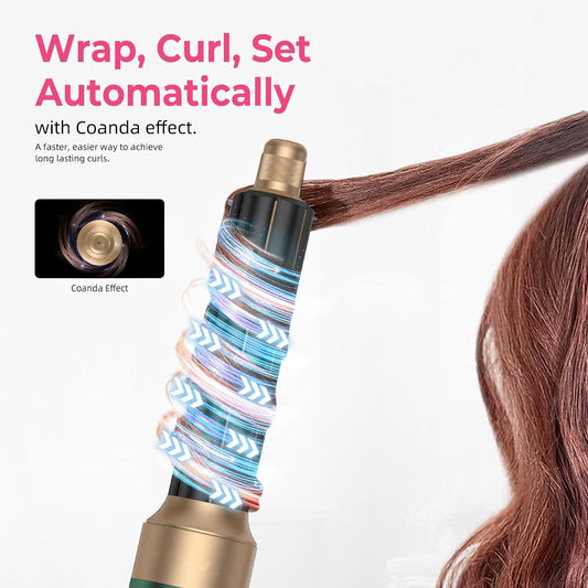 Cepillo Secador De Pelo Air Styler 7 EN 1, UKLISS Secador Pelo Profesional Con Difusor, Palo Automático De Rizado De Aire, Dar Volumen, Doblar, Suavizar, Secar El Cabello